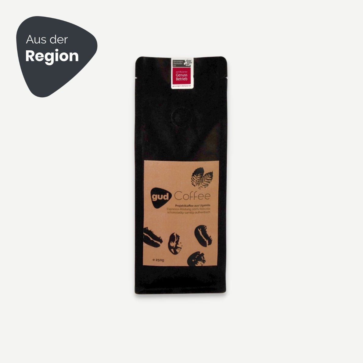 gudCoffee Espresso Röstung 100% Robusta